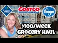One Month Grocery Haul Comparing Prices at Costco Sam s Club and Kroger