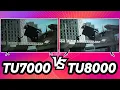 Samsung TU7000 VS Samsung TU8000 4K TV Comparison
