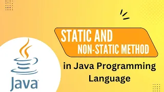 Java Tutorial Static vs Non-Static Method