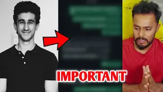 Tahir LAST CHATS Revealed 💔 | Important Update