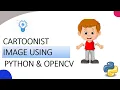 Make A Cartoonist Image Using Opencv Python l KNOWLEDGE DOCTOR l Mishu Dhar