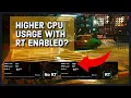 Does Ray Tracing use more CPU when bottlenecked