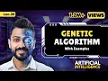 Lec-38 Genetic Algorithm in Artificial Intelligence Simplest Explanation with real life examples