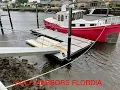 Hurricane Ian sucking the water out of Gulf Harbors Flordia