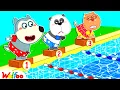 Download Lagu Who Is The Winner? - Kids Stories About Baby Wolfoo Learns to Swim | Wolfoo Family Kids Cartoon