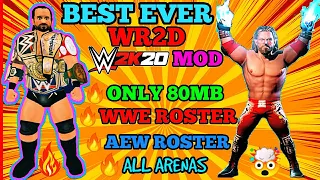  the best ever wr2d wwe 2k20 mod ft raw smackdown and aew rosters all arenas and much more 
