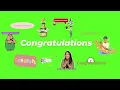 Animated Congratulations GIF Green Screen Pack Free Download
