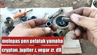 cara melepas pen templar pelatuk yamaha pemula 