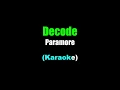 Download Lagu Paramore - Decode Karaoke