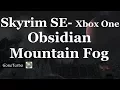 Skyrim SE - Obsidian Mountain Fog