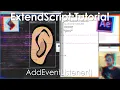 Adobe Scripting Tutorial AddEventListener