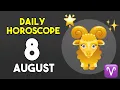 Aries horoscope today - August 8 2026