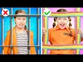 Download Lagu Rijke Meisjes vs Arme Jongens in de Gevangenis 🤯 Nuttige Ouderhacks en Grappige Momenten