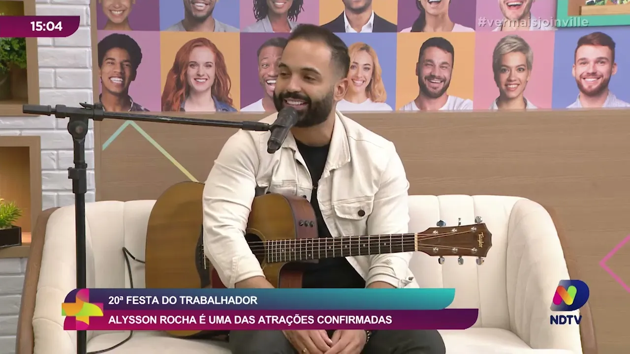 20ª Festa do Trabalhador: Alysson Rocha é uma das atrações confirmadas