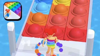 Pop It Run - Gameplay All lvls #2