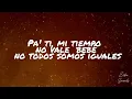No lo ves - Grupo Frontera y Ozuna (Letra)