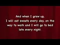 Matilda - When I Grow Up with lyrics