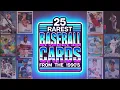 25 of the RAREST 1990s Baseball Cards Super Valuable