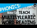 How to Teach Multisyllabic Word Reading Strategy