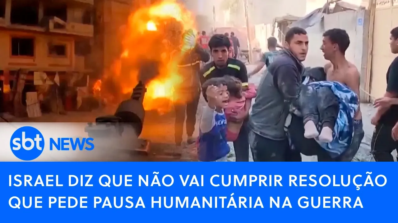 ????Brasil Agora: Israel diz que não vai cumprir resolução que pede pausa humanitária na guerra