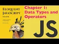 Learn JavaScript - Eloquent JavaScript Chapter 1 Data Types and Operators