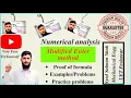 Modified Euler method Numerical analysis Syed series lectures