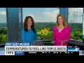 First Alert Weather Temperatures to feel like triple digits in Midstate