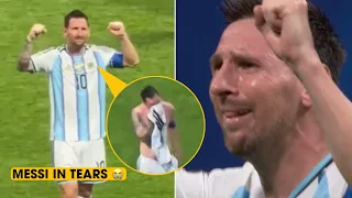 Leo Messi In Tears After Argentina Unbelievable Win Over Egypt!🤯