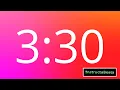 3 Minute 30 Second Timer Countdown - Colorful
