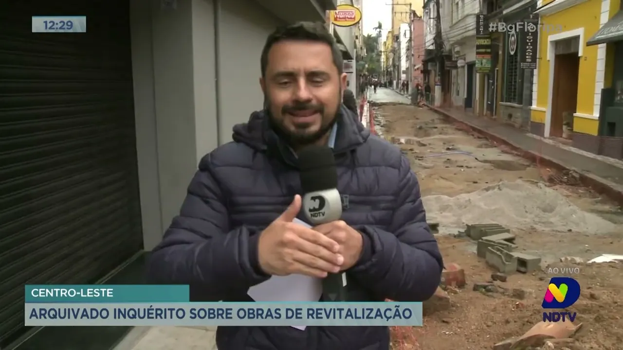 Inquérito sobre obras de revitalização do Centro de Florianópolis é arquivado