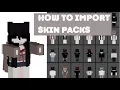 Lagu how to import custom skins on minecraft (bedrock) STEP BY STEP explained