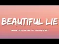 Download Lagu Eminem, Post Malone - Beautiful Lie (Lyrics) ft. Selena Gomez