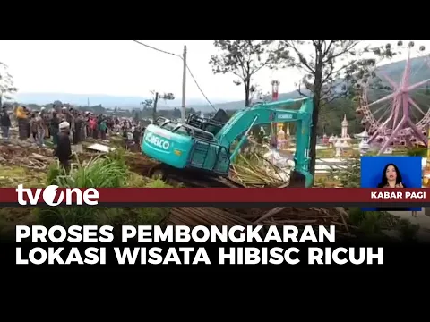 Pembongkaran Lokasi Wisata di Bogor Berlangsung Ricuh