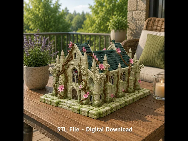 Blossom Cathedral STL File for 3D Print video thumbnail