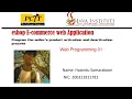 web application 1 java institute 1st year web programing assignment Task 17