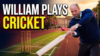 Prince William Turns The Mall Into a Cricket Pitch