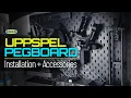 Ikea UPPSPEL Pegboard and Accessories Installation