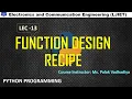 SESSION 13 PP FUNCTION DESIGN RECIPE