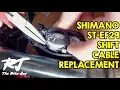 How To Replace New Shift Cable Into Shimano ST EF29 Trigger Shifter