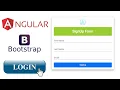 Sign Up form Design in Angular 12 Angular 12 tutorials for beginners
