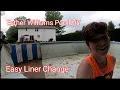Esther Williams Pool Liner Change