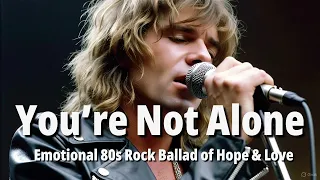 you re not alone emotional 80s rock ballad of hope u0026 love