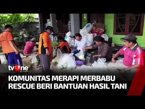 Bantuan Untuk Korban Bencana Semeru, Komunitas Merapi Merbabu Rescue Beri Bantuan Hasil Tani