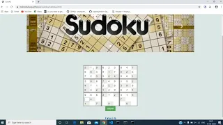 Sudoku application with simple HTML CSS JS