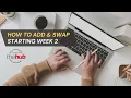 How-To Add or Swap Classes Week 2