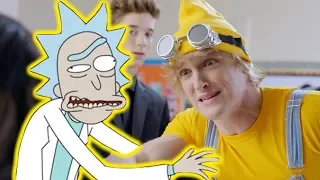 Help Me Help You but every time they say you Rick from Rick and Morty burps