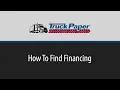 How To Get Truck Financing On TruckPaper com