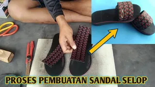 Download CARA BUAT SANDAL SELOP  DARI BAHAN SPON GARIS DENGAN MUDAH MP3