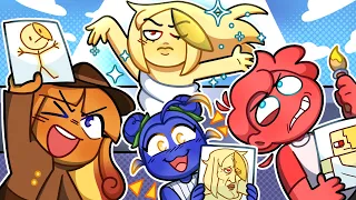 Desafio: Quem desenha melhor... NO ROBLOX?! 😱😂