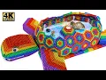 Build Amazing Tortoise Pond For Turtle From Magnetic Balls Satisfying Magnet World Series